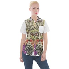 IM Fourth Dimension Colour 85 Women s Short Sleeve Pocket Shirt