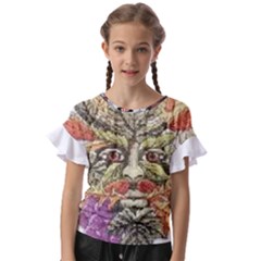 IM Fourth Dimension Colour 85 Kids  Cut Out Flutter Sleeves