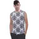 Black And White Ornament Damask Vintage Men s Regular Tank Top View1