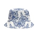 Blue And White Ornament Damask Vintage Bucket Hat View1