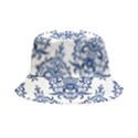 Blue And White Ornament Damask Vintage Bucket Hat View2