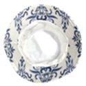 Blue And White Ornament Damask Vintage Bucket Hat View3