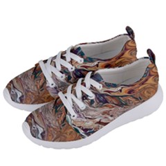 Abstract Ammonite I Women s Lightweight Sports Shoes by kaleidomarblingart