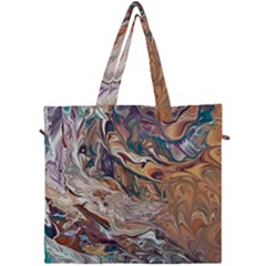 Abstract Ammonite I Canvas Travel Bag by kaleidomarblingart