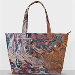 Abstract Ammonite I Back Pocket Shoulder Bag  by kaleidomarblingart