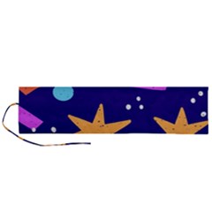 Star Abstract Pattern Wallpaper Roll Up Canvas Pencil Holder (l) by Wegoenart