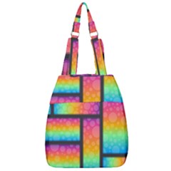 Background Colorful Abstract Center Zip Backpack by Wegoenart