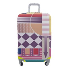 Abstract Shapes Colors Gradient Luggage Cover (small) by Wegoenart