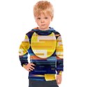 Background Abstract Horizon Kids  Hooded Pullover View1