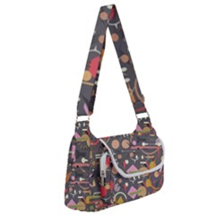 Illustration Shape Tribal Pattern Round Multipack Bag by Wegoenart