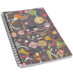 Illustration Shape Tribal Pattern Round 5 5  X 8 5  Notebook by Wegoenart