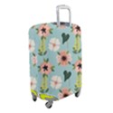 Flower White Pattern Floral Luggage Cover (Small) View2