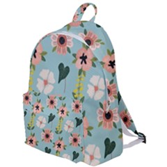 Flower White Pattern Floral The Plain Backpack by Wegoenart