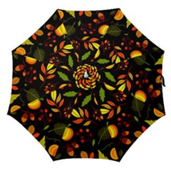 Pumpkin Fall Autumn Pattern Straight Umbrellas