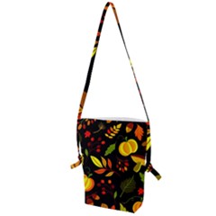 Pumpkin Fall Autumn Pattern Folding Shoulder Bag by Wegoenart