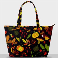 Pumpkin Fall Autumn Pattern Back Pocket Shoulder Bag  by Wegoenart