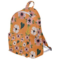 Flower White Pattern Floral The Plain Backpack by Wegoenart