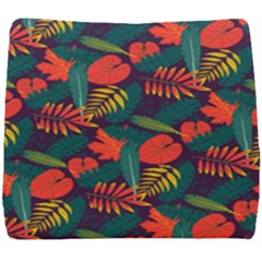 Leaves Pattern Wallpaper Seamless Seat Cushion by Wegoenart