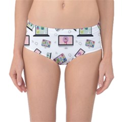 Computer Technology Communication Mid-waist Bikini Bottoms by Wegoenart