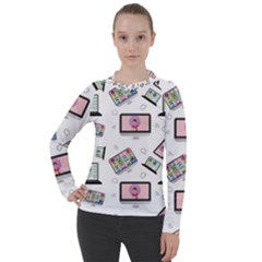 Computer Technology Communication Women s Pique Long Sleeve Tee