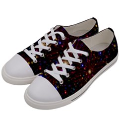 Abstract Background Star Wallpaper Women s Low Top Canvas Sneakers by Wegoenart