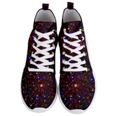 Abstract Background Star Wallpaper Men s Lightweight High Top Sneakers by Wegoenart