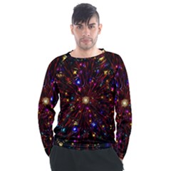 Abstract Background Star Wallpaper Men s Long Sleeve Raglan Tee