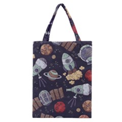 Hand-drawn-pattern-space-elements-collection Classic Tote Bag