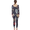 Hand-drawn-pattern-space-elements-collection Long Sleeve Catsuit View2