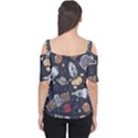 Hand-drawn-pattern-space-elements-collection Cutout Shoulder Tee View2