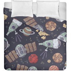 Hand-drawn-pattern-space-elements-collection Duvet Cover Double Side (king Size)