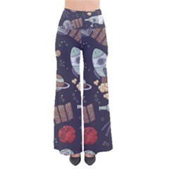 Hand-drawn-pattern-space-elements-collection So Vintage Palazzo Pants