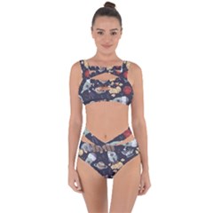 Hand-drawn-pattern-space-elements-collection Bandaged Up Bikini Set 