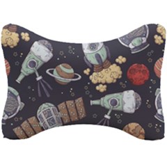 Hand-drawn-pattern-space-elements-collection Seat Head Rest Cushion