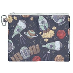 Hand-drawn-pattern-space-elements-collection Canvas Cosmetic Bag (xxl) by Jancukart