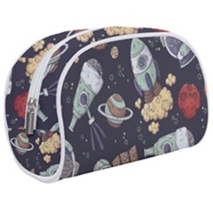 Hand-drawn-pattern-space-elements-collection Make Up Case (medium)