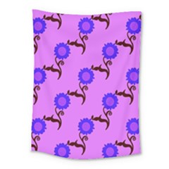 Illustration Flower Floral Design Pattern Medium Tapestry