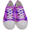 Illustration Flower Floral Design Pattern Women s Low Top Canvas Sneakers View1