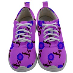 Illustration Flower Floral Design Pattern Mens Athletic Shoes by Ravend