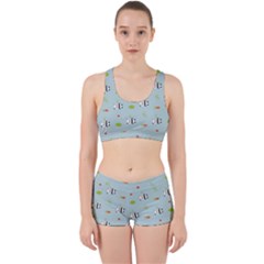 Background Pattern Panda Bamboo Work It Out Gym Set by Ravend