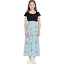 Background Pattern Panda Bamboo Kids  Flared Maxi Skirt View1