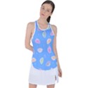 Seashell Clam Pattern Art Design Racer Back Mesh Tank Top View1