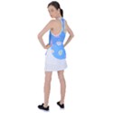 Seashell Clam Pattern Art Design Racer Back Mesh Tank Top View2