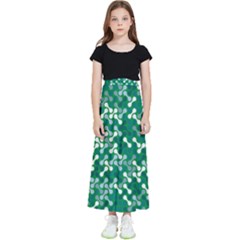 Patterns Fabric Design Surface Kids  Flared Maxi Skirt