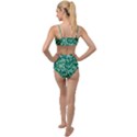 Patterns Fabric Design Surface Tied Up Two Piece Swimsuit View2