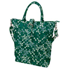 Patterns Fabric Design Surface Buckle Top Tote Bag by Ravend