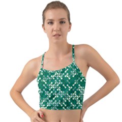 Patterns Fabric Design Surface Mini Tank Bikini Top by Ravend