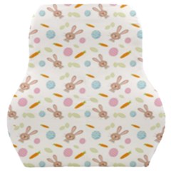 Easter Bunny Pattern Hare Car Seat Back Cushion  by Ravend