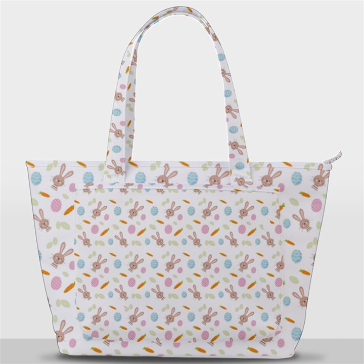 Easter Bunny Pattern Hare Back Pocket Shoulder Bag 