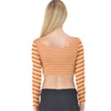 Pattern Zig Zag Stripe Geometric Long Sleeve Crop Top View2